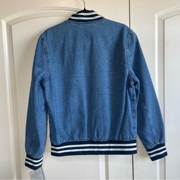 Levi's Men's Denim Zip Varsity Bomber Jacket Vintage Retro
Streetwear Casual NWT - Picture 4 of 12